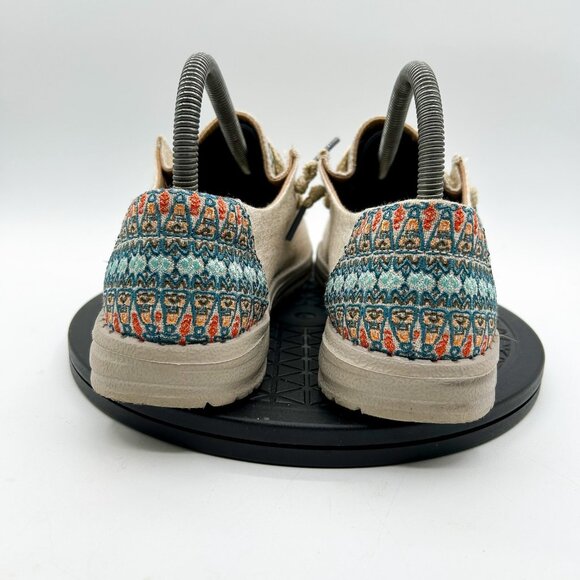 Hey Dude Shoes Wendy Flora Grey Slip On Shoes Western Womens Size 7 - Picture 3 of 9